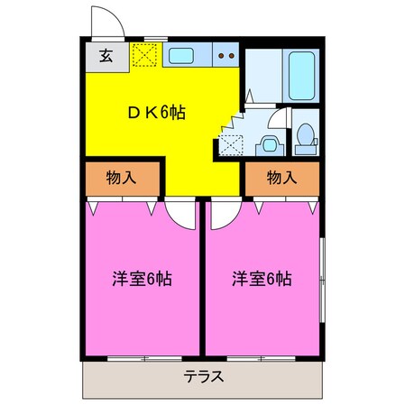 フォレストコート磐田の物件間取画像